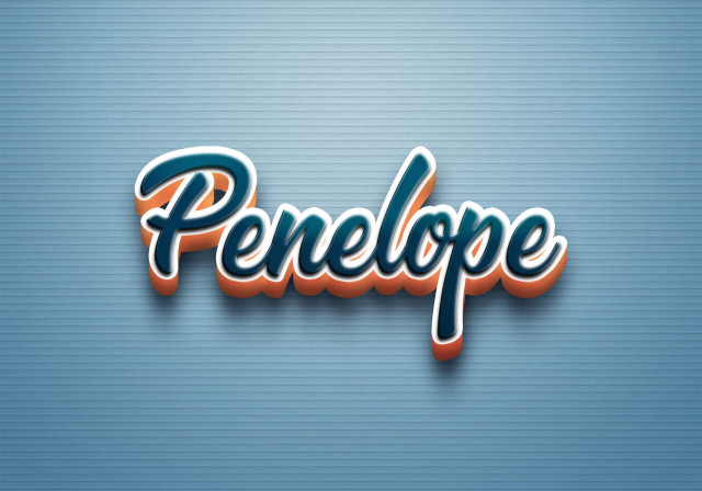 Free photo of Cursive Name DP: Penelope