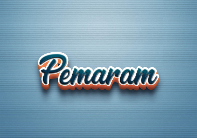 Free photo of Cursive Name DP: Pemaram