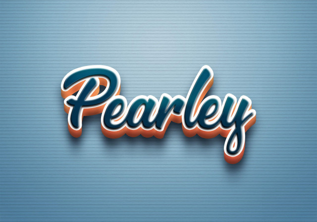 Free photo of Cursive Name DP: Pearley