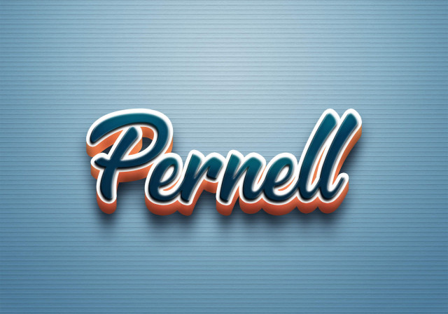 Free photo of Cursive Name DP: Pernell