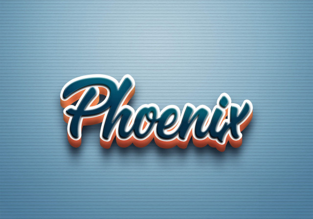 Free photo of Cursive Name DP: Phoenix