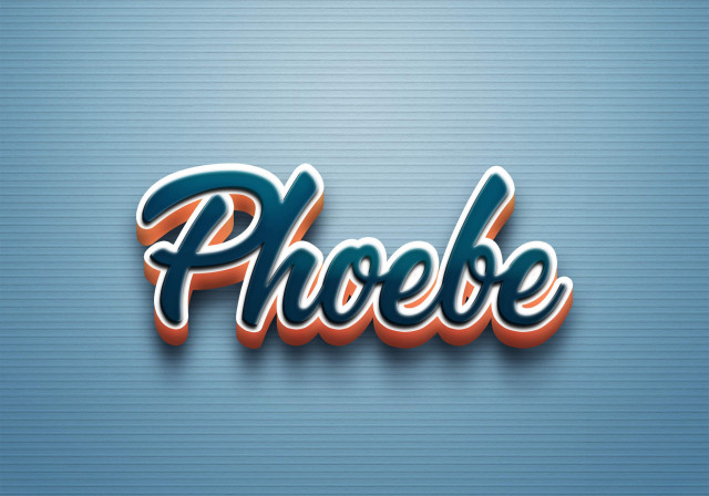 Free photo of Cursive Name DP: Phoebe