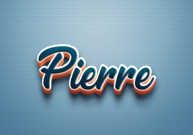 Free photo of Cursive Name DP: Pierre