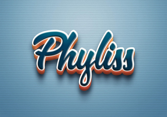 Free photo of Cursive Name DP: Phyliss