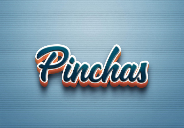 Free photo of Cursive Name DP: Pinchas