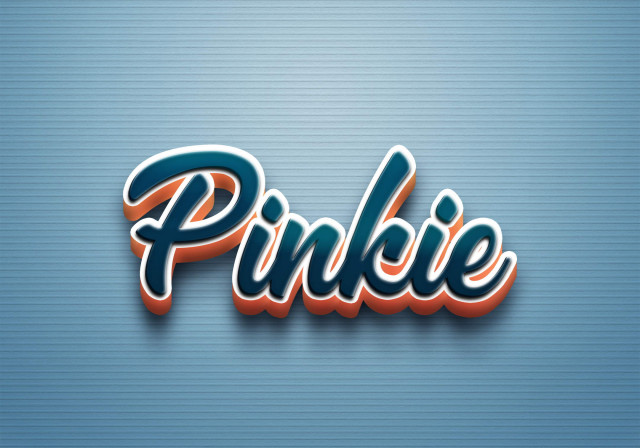 Free photo of Cursive Name DP: Pinkie