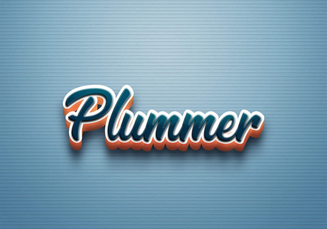 Free photo of Cursive Name DP: Plummer