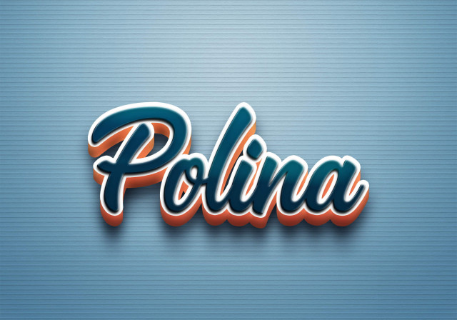 Free photo of Cursive Name DP: Polina