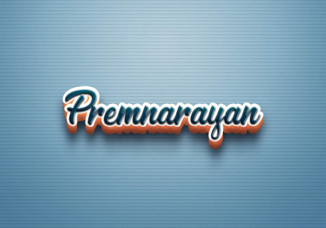 Free photo of Cursive Name DP: Premnarayan