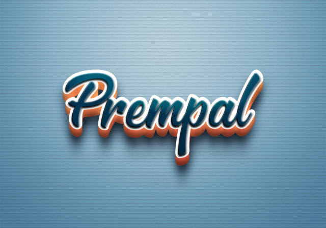 Free photo of Cursive Name DP: Prempal