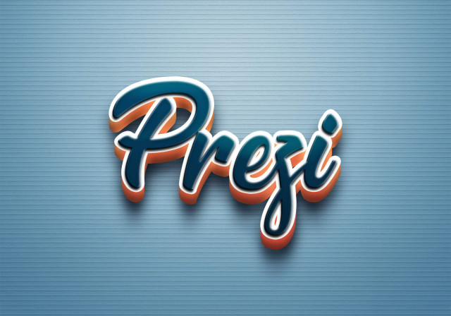 Free photo of Cursive Name DP: Prezi