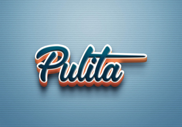 Free photo of Cursive Name DP: Pulita