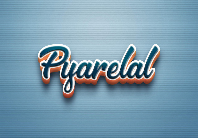 Free photo of Cursive Name DP: Pyarelal