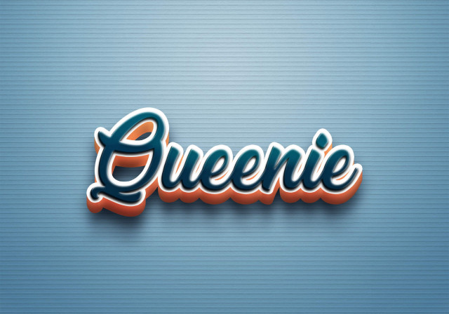 Free photo of Cursive Name DP: Queenie