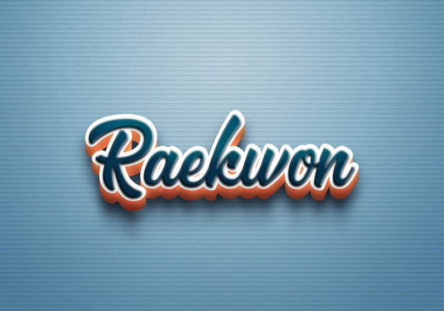 Free photo of Cursive Name DP: Raekwon