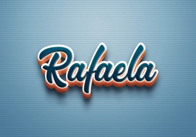 Free photo of Cursive Name DP: Rafaela