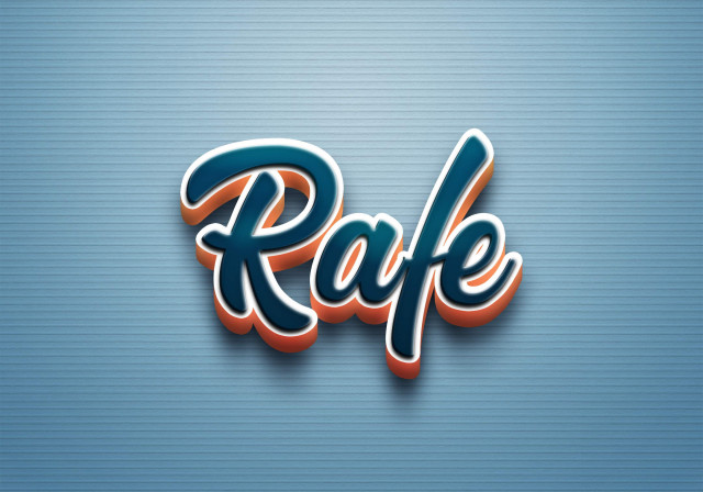 Free photo of Cursive Name DP: Rafe