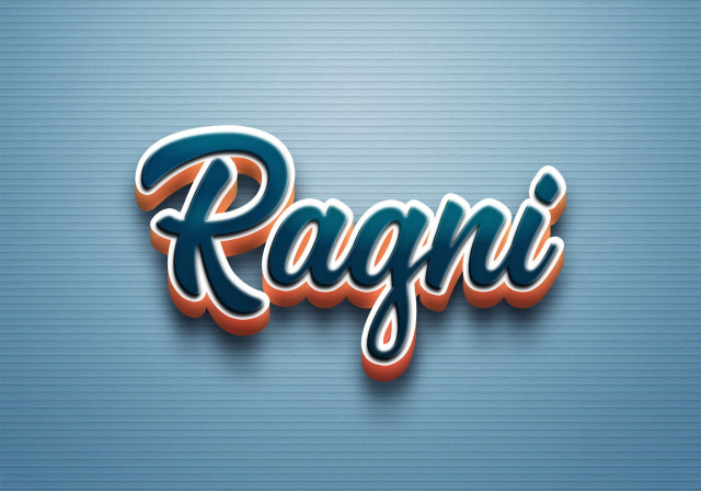 Free photo of Cursive Name DP: Ragni