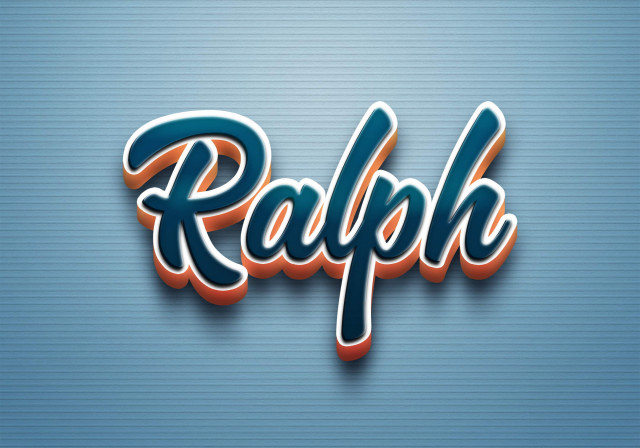 Free photo of Cursive Name DP: Ralph