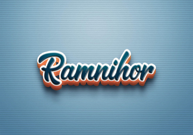 Free photo of Cursive Name DP: Ramnihor