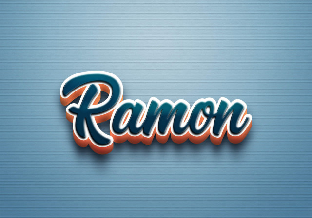 Free photo of Cursive Name DP: Ramon