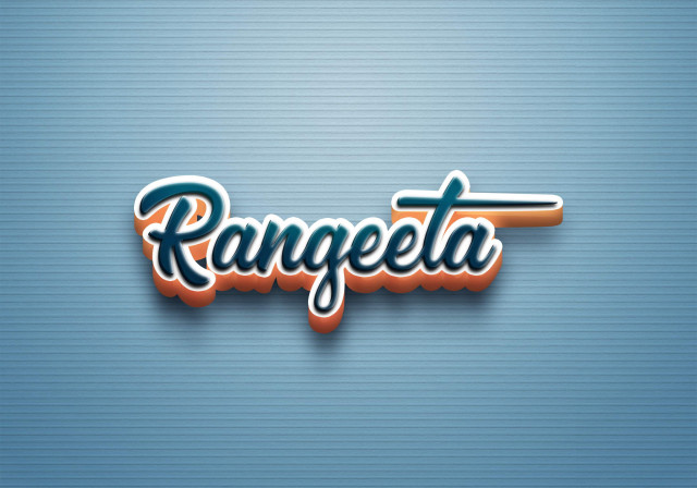 Free photo of Cursive Name DP: Rangeeta