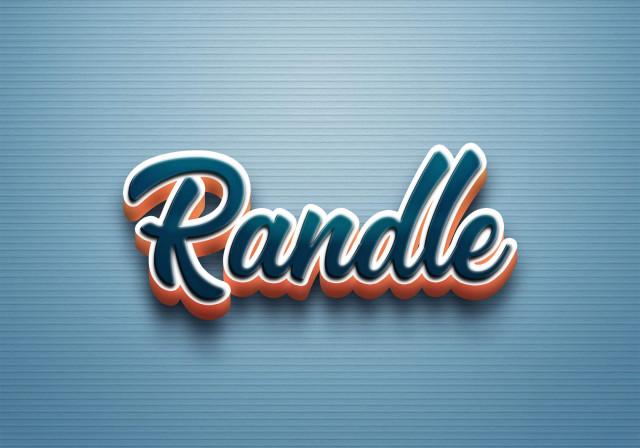 Free photo of Cursive Name DP: Randle