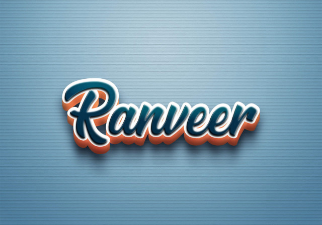 Free photo of Cursive Name DP: Ranveer