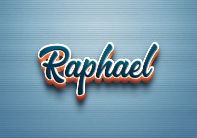 Free photo of Cursive Name DP: Raphael