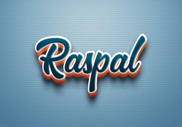 Free photo of Cursive Name DP: Raspal