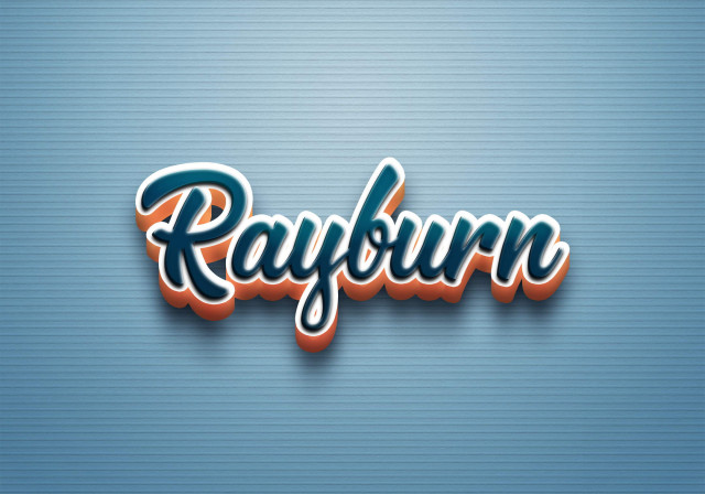 Free photo of Cursive Name DP: Rayburn