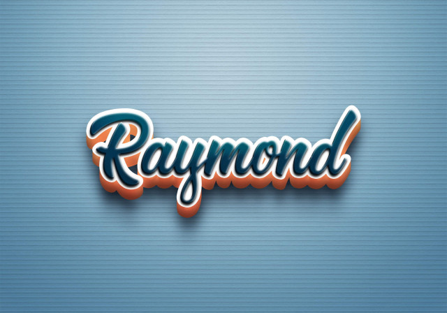 Free photo of Cursive Name DP: Raymond