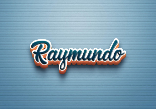 Free photo of Cursive Name DP: Raymundo