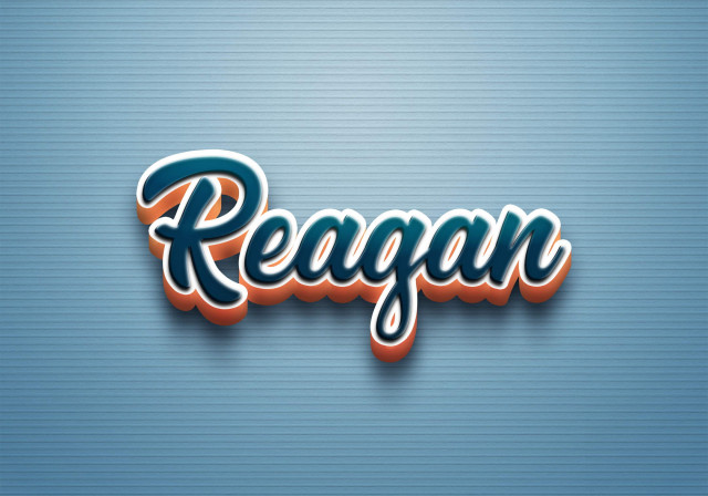 Free photo of Cursive Name DP: Reagan