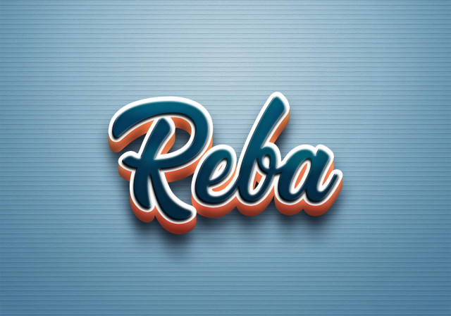 Free photo of Cursive Name DP: Reba