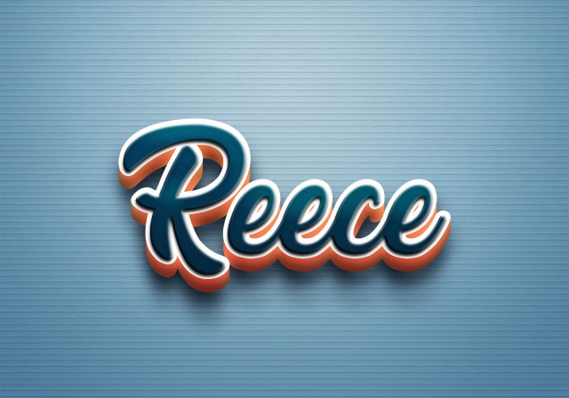 Free photo of Cursive Name DP: Reece