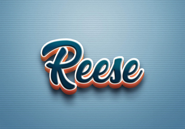 Free photo of Cursive Name DP: Reese