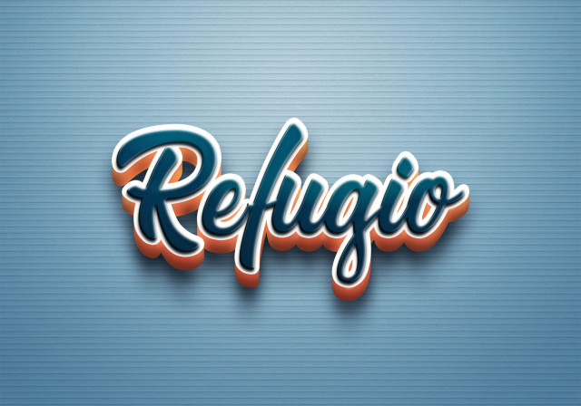 Free photo of Cursive Name DP: Refugio