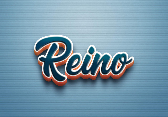 Free photo of Cursive Name DP: Reino