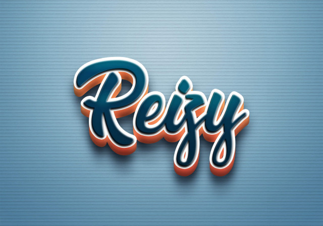 Free photo of Cursive Name DP: Reizy