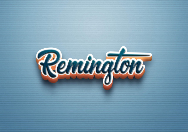 Free photo of Cursive Name DP: Remington