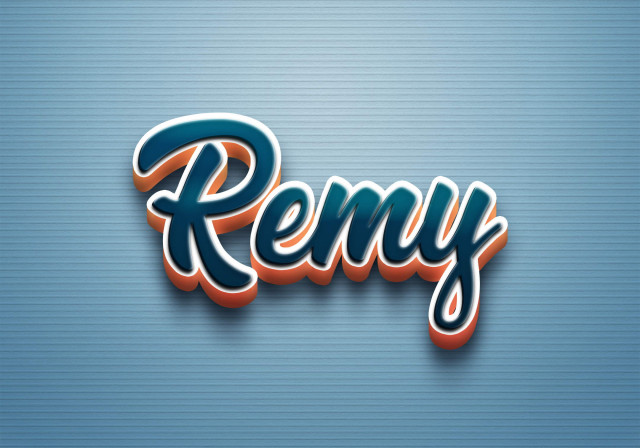Free photo of Cursive Name DP: Remy