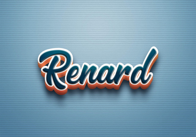 Free photo of Cursive Name DP: Renard