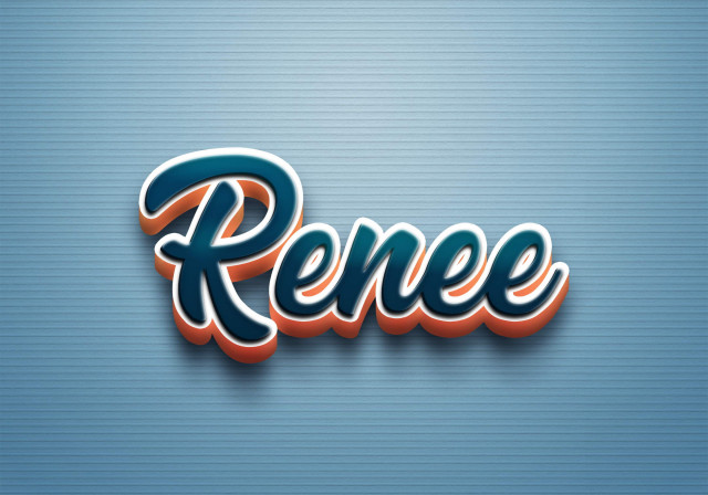 Free photo of Cursive Name DP: Renee