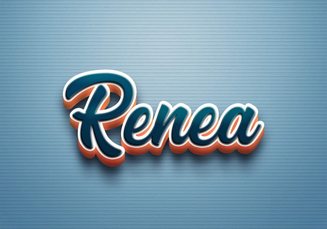 Free photo of Cursive Name DP: Renea