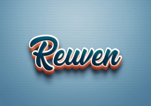 Free photo of Cursive Name DP: Reuven