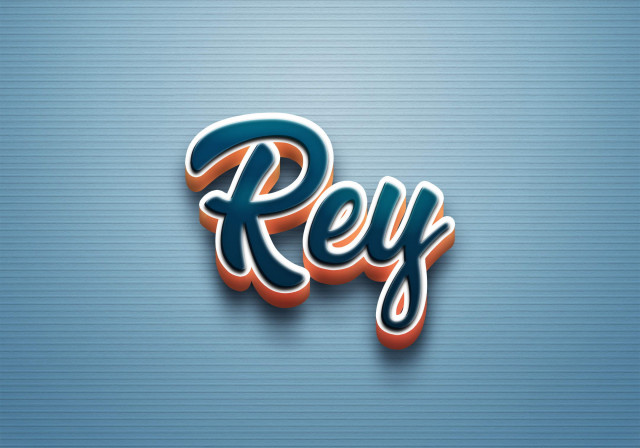 Free photo of Cursive Name DP: Rey