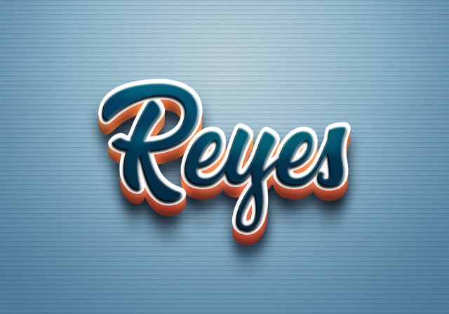 Free photo of Cursive Name DP: Reyes