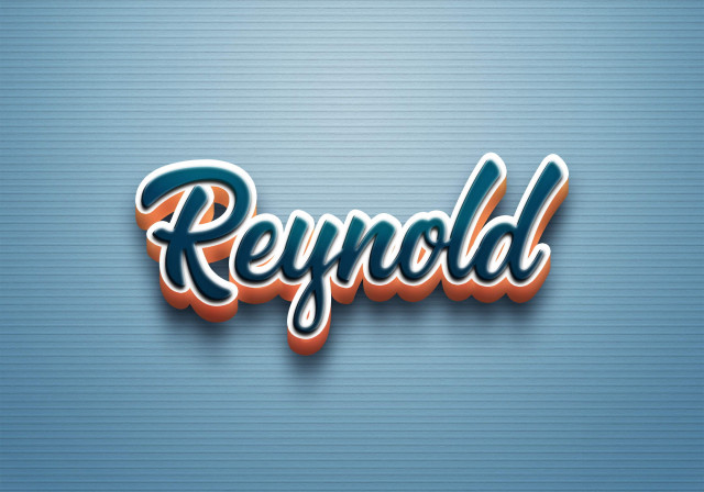 Free photo of Cursive Name DP: Reynold