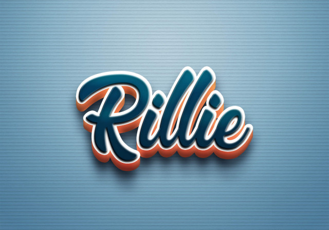 Free photo of Cursive Name DP: Rillie